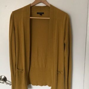 Mustard yellow cardigan